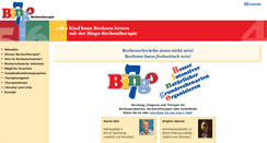Desktop Screenshot of bingo-rechentherapie.de
